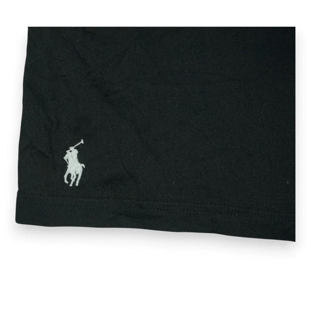 Polo Ralph Lauren POLO PLAYER  Black T Shirt Men's Large Performance ~ EUC